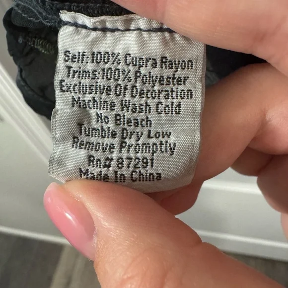 Johnny Was Black Tunic with Multicolor Floral Embroidery - Picture 8 of 8